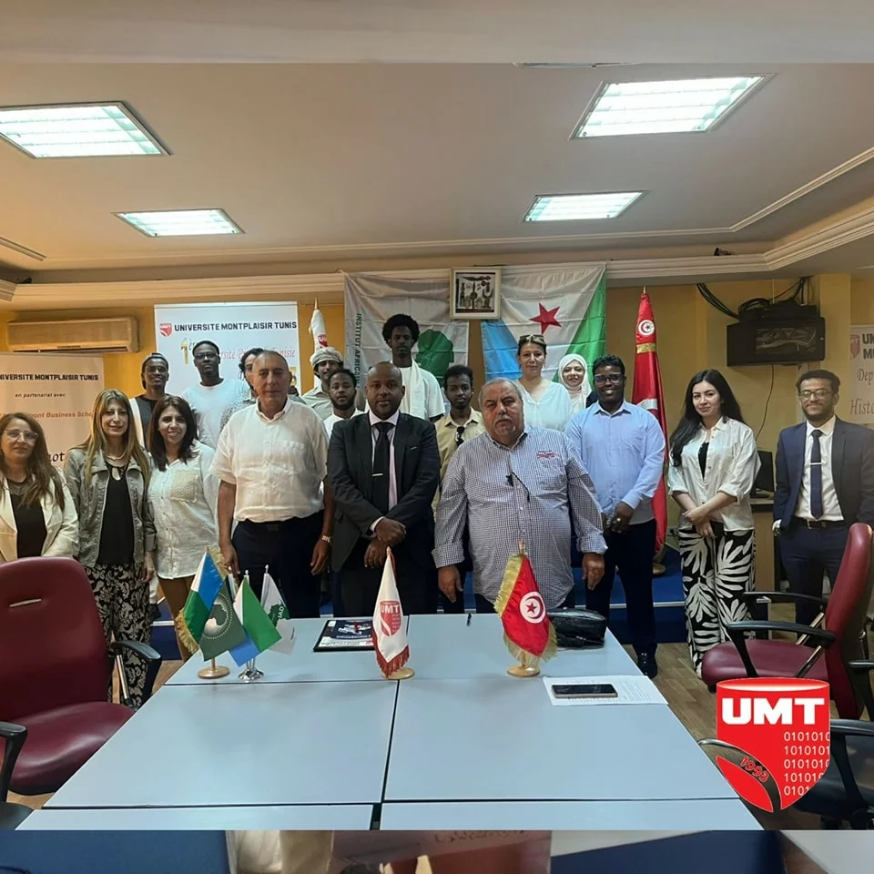 Signature de partenariat entre UMT Tunis et IAD Djibouti Signature de partenariat entre UMT Tunis et IAD Djibouti