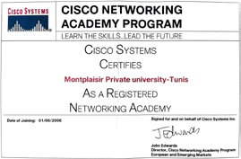 Home certif cisco